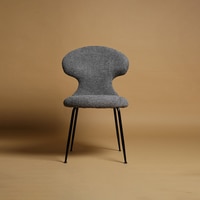 Azure Fabric Dining Chair in Grey Colour