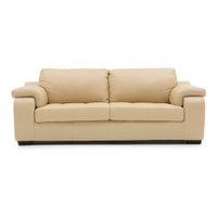 Trissino 3 Seater Leather Sofa in Cream Colour