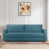 Flycon 3 Pull Out Sofa Cum Bed In T blue Colour