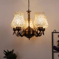 Devansh Black Wall Mounted Lamp With Beige Jute Shade
