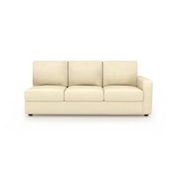 Apollo Compact Sofa (Colour : Cream, Cushion : Soft, Seating Capacity : Left Aligned 3 Seater + Left Aligned Chaise)
