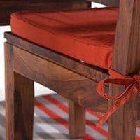 Puco Seat Cushions Set of 2 in Burnt Orange Coilour