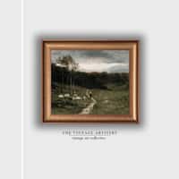 Artistry Landscape Digital Painted Canvas Wall Prints Canvas Wall Prints Set of 1 Multicolor Matte