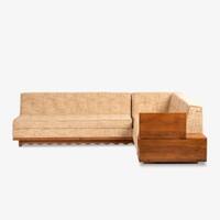 Nira Solid Wood Modular Sofa in Multicolor Finish