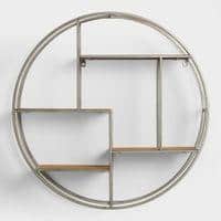 WOODENMOOD Round Wall Rack