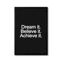 The Castle Decor Dream It Believe It Achieve It Wall Art 8x12 Inch