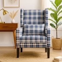 Raya Wing Back Chair in Multi Colour