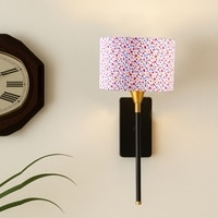 Devansh Metal Electric Wall Light in Black Colour with Multi Shade Count of 1 Light