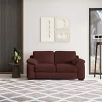 Esquel Premium 2 Seater Fabric Sofa in Deep Crimson Velvet Colour