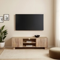 Amber Solid Mango Wood TV Stand with StorageTV up to 60 Austin