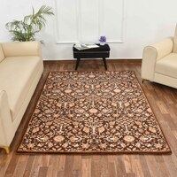 Multicolor Traditional Machine Made Polyester 4 X 6 Feet Carpet