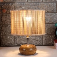 Lucia Bamboo & solid wood table lamp