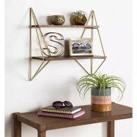 WOODENMOOD Rectangular Wall Rack