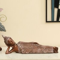 Aum Polyresin Figurine in Metallic Gold Colour