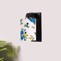 Devansh Solid Wood Electric Wall Light in Brown Colour with Multi Shade Count of 1 Light