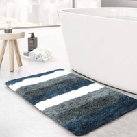 Nicole Green Solid Natural Fiber 24x16 inches Anti-Skid Bath Mat