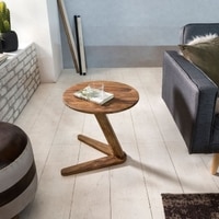 Fabre Solid Wood Side Table in Provincial Teak Finish
