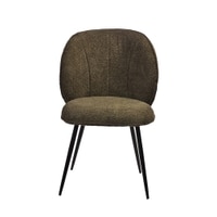 Whisper Fabric Dining Chair in Green Colour