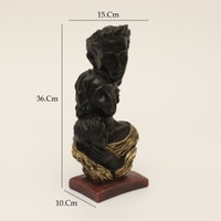 Cute Polyresin Figurine in Black Colour