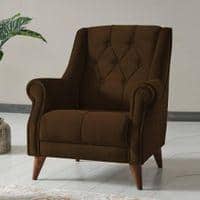 Joplin Accent Chair in Brown Colour