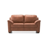 Farina 2 Seater Luxury Italian Leather Sofa In Cognac