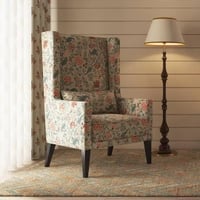 Morgen Lounge Chair in Calico Print Colour