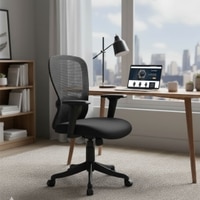 Kepler Brooks Zenith MB Office Desk Chair in Black Colour