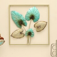 W-Anika Abstract Metal Wall Decor in Multicolor Set of 1