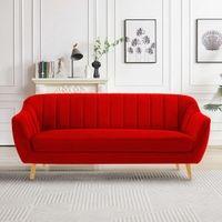 Neo Fabric Sofa - Red