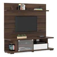 Iwaki Engineered Wood Swivel TV Unit in Columbian Walnut Finish