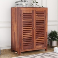 Kafano Shoe Rack In Honey Oak Color