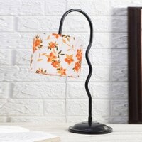 Multi cotton Zig Zag Curvy table lamp with Iron Base (SP36)