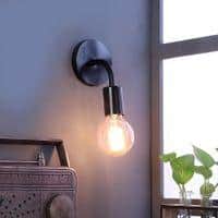 Black Metal Wall Light