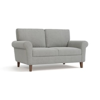 Oxford 2 Seater Fabric Sofa in Vapour Grey Colour