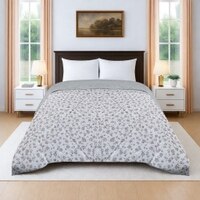 Zara Premium Cotton Comforter Floral Double Bed Reversible 350 Gsm Size 240 X 220 Cms