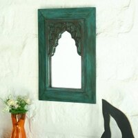 Cora Cora Green Carved Vintage Minaret mirror