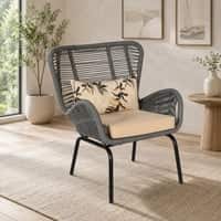 Patio Breeze Chair In Black Finish