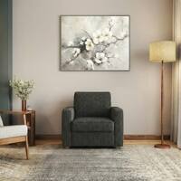 Apollo Compact High Back 1 Seater Fabric Sofa in Graphite Grey Colour