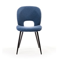 Ivoces Fabric Dining Chair in Blue Colour