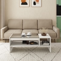 Dion Center Table Frosty White