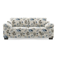 Esquel Luxe 3 Seater Fabric Sofa in Adrian Velvet Colour