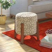 Nicole Stool in Grey Lattice Colour