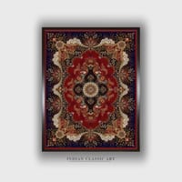 Brown Green Folk Canvas Wall Prints Canvas Wall Prints Set of 1 Multicolor Matte