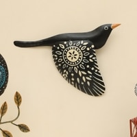 W-Falguni Abstract Metal Wall Decor in Multicolor Set of 1