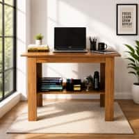 Spydercraft Spacio Modern Study Table in Noce Lyon Finish