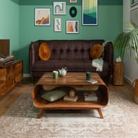 Marwar Solid Sheesham Wood Coffee Table with Open Storage