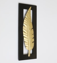 Vantara Abstract Metal Wall Decor in Gold Set of 1