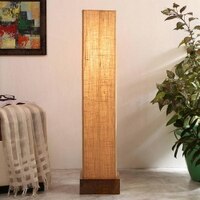Chelsea Beige Cotton Shade Floor Lamp