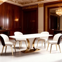 Unifier Metal Dining Table Set