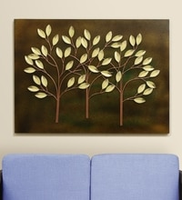 W-Sol Abstract Metal Wall Decor in Multicolor Set of 1